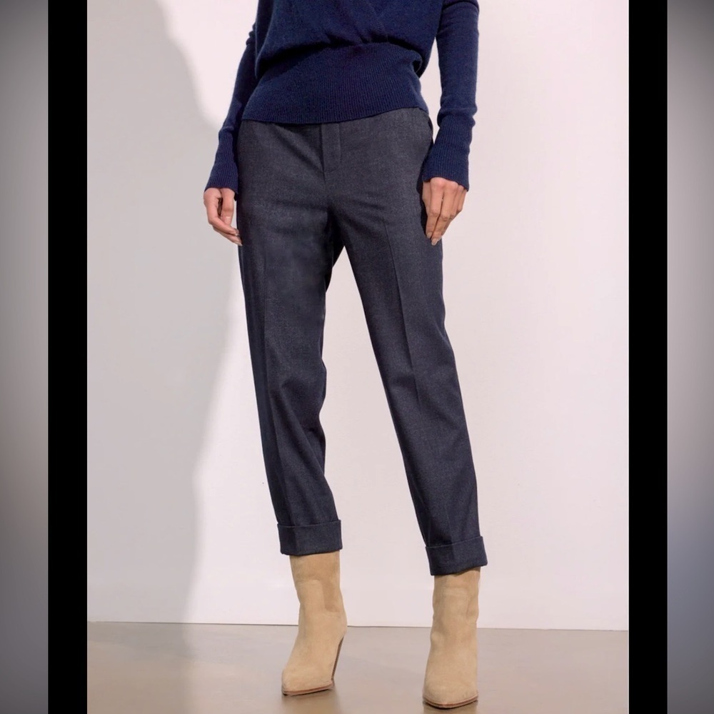 Brochu Walker Charcoal Gray Slim Ankle Trousers - Elastic Waist - Size M (est.)